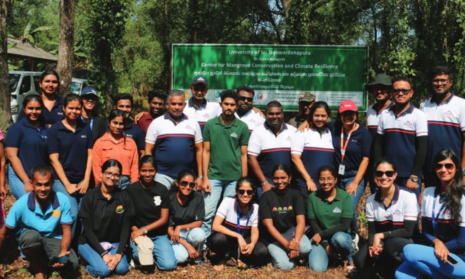 SAGT employees united in support for the Ittapana mangrove conservation initiative.