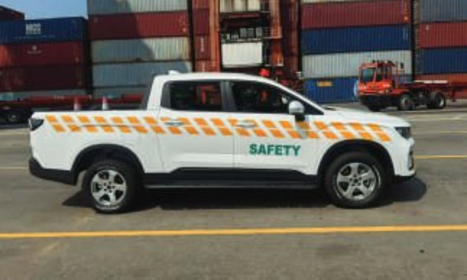 Introduction of an electric double cab for the HSE team,